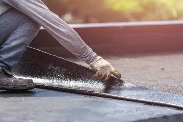 Professional Basement Waterproofing technician working in Somerset, MD